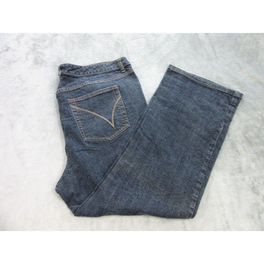 Venezia Jeans Women’s Petites Size 5P Stretch Bootcut Dark Wash Blue